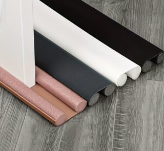 Get a 36-inch door bottom seal strip to block drafts, sound, and insects. Weatherproof, soundproof, and easy to install – ideal for home or office.