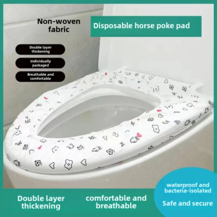 Stay clean and protected wherever you go with our thickened disposable toilet seat covers – individually packed, waterproof, and perfect for travel or public restrooms.
